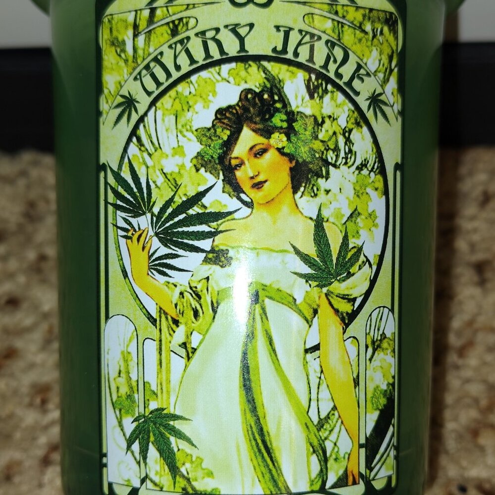 Store your most precious belongings in this Mary Jane stash jar!!!